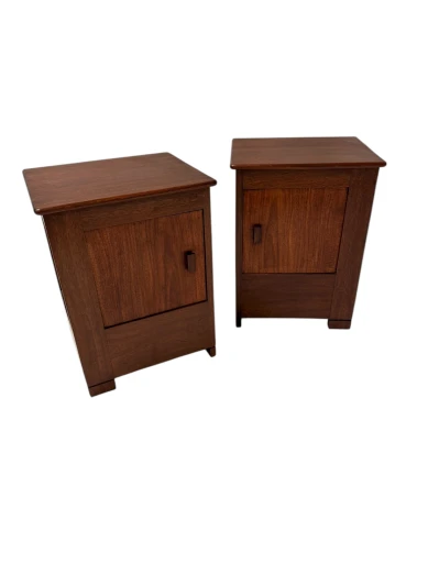 Art Deco Modernist Nightstands by J.A. Muntendam for L.O.V. Oosterbeek, 1920s 2